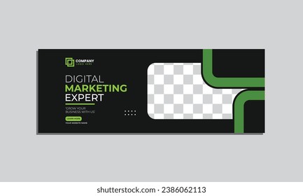 digital marketing agency social media cover banner design. corporate business creative social media cover banner post template