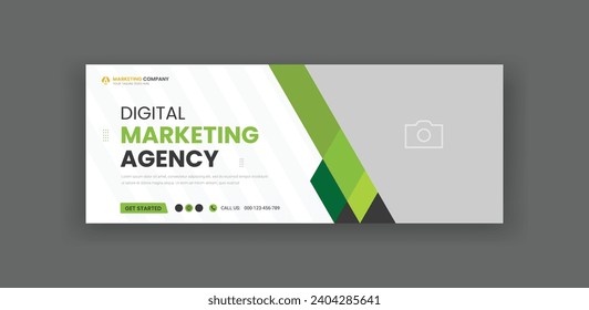 Digital Marketing Agency Social Media Cover Banner Template