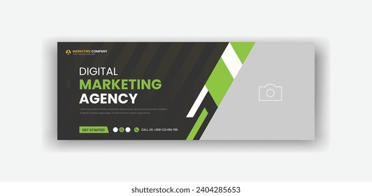 Digital Marketing Agency Social Media Cover Banner Template