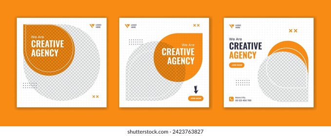 Digital Marketing Agency social media post template. official Social media ads vector templates fully editable, advertising design, business and corporate social media post and web banner