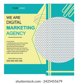 Digital Marketing Agency and Social Media Post Template Design.
