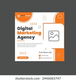 Digital Marketing Agency Social Media Design Template