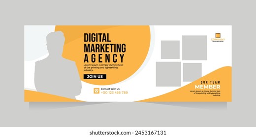 Digital marketing agency social media marketing promotion banner