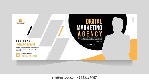 Digital marketing agency social media marketing promotion banner