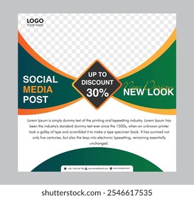 Digital Marketing Agency social media post template. official Social media ads vector templates fully editable, advertising design, business and corporate social media post and web banner