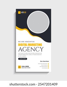 Digital Marketing Agency Social Media story template