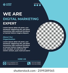 Digital Marketing Agency Social Media Post Modern Business Promotion Template for Branding And Advertising