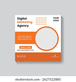 Digital Marketing Agency Social Media Post Template
