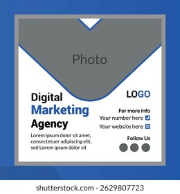 Digital marketing agency social media post design