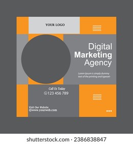digital marketing agency web template design
