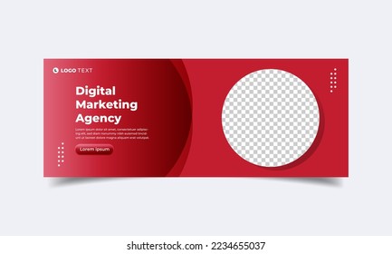Digital marketing banner post template design.ai