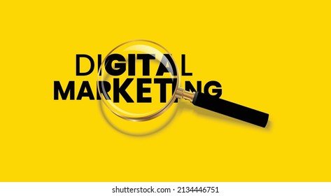 Digital marketing  Banner, template, web icon for business and organization. digital marketing uses Internet and online based digital technologies and platforms to promote business or services.