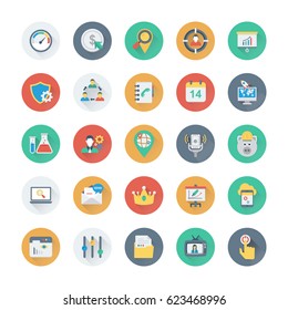 Digital Marketing Colored Vector Icons 15