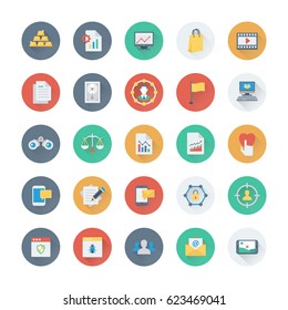 Digital Marketing Colored Vector Icons 6
