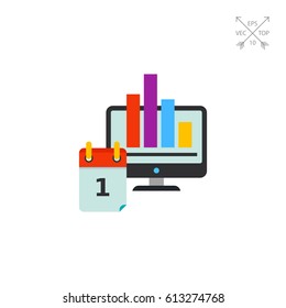 Digital Marketing Computer Icon