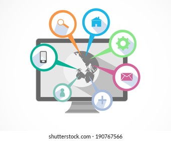 digital marketing concept