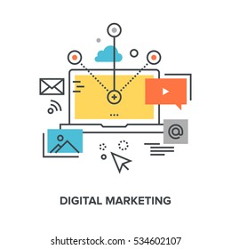 digital marketing concept
