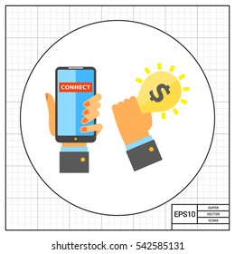 Digital Marketing Concept Icon