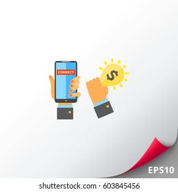 Digital Marketing Concept Icon