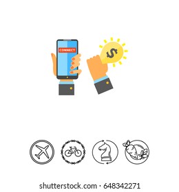 Digital Marketing Concept Icon
