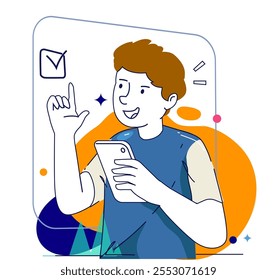 Digital marketing concept illustrations. Modern flat design illustration of Data Analysis.