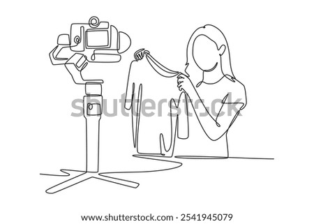 Digital marketing concept. Single line draw design vector graphic illustration.