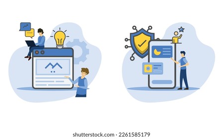 Digital Marketing concept vector illustrations