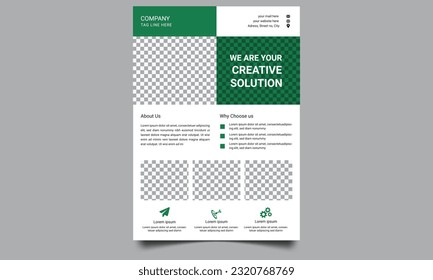 digital marketing corporate business flyer design template