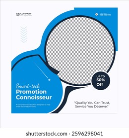Digital marketing and corporate business service social media post banner template design