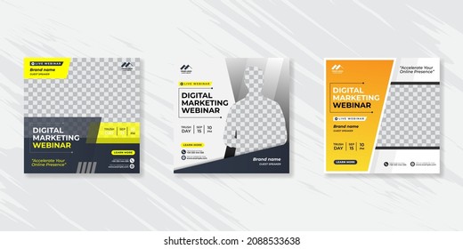 Digital marketing corporate social media post template