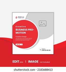 Digital marketing corporate social media post live webinar post template