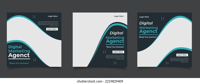 Digital marketing corporate social media banner