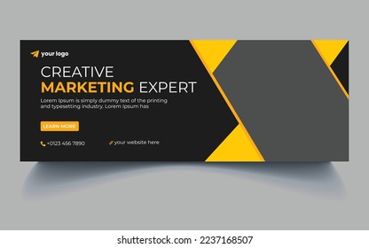 digital marketing corporate social media facebook cover template