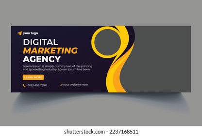 digital marketing corporate social media facebook cover template