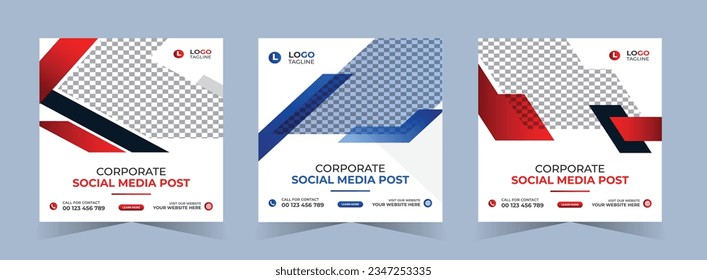 Digital marketing corporate social media banner instagram story and business template