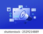 Digital Marketing Data Analytics illustration