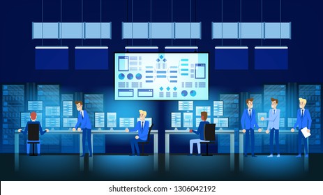 Digital Marketing and Data Analytics. Infographic Screen Concept. Computer Management, Strategy of Social Engagement and Customer Conversion. Campain Economic Analyze, Optimization.