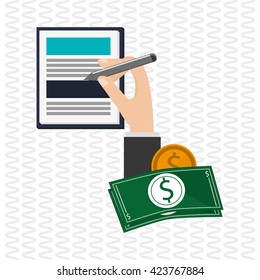 Digital Marketing design. Communication concept. Colorful illust