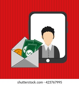 Digital Marketing design. Communication concept. Colorful illust