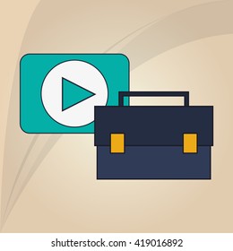 Digital Marketing design. Internet concept. Strategy icon