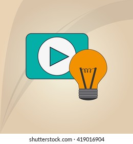 Digital Marketing design. Internet concept. Strategy icon