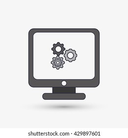 Digital Marketing design. Internet concept. Strategy icon