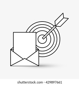 Digital Marketing design. Internet concept. Strategy icon