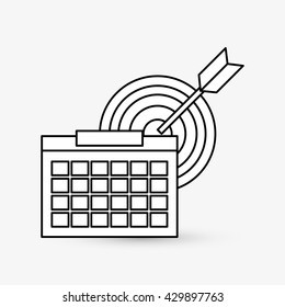 Digital Marketing design. Internet concept. Strategy icon