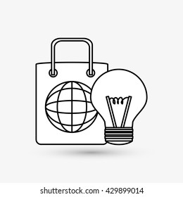 Digital Marketing design. Internet concept. Strategy icon