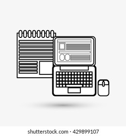 Digital Marketing design. Internet concept. Strategy icon