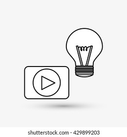 Digital Marketing design. Internet concept. Strategy icon