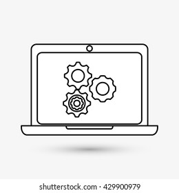 Digital Marketing design. Internet concept. Strategy icon