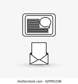 Digital Marketing design. Internet concept. Strategy icon