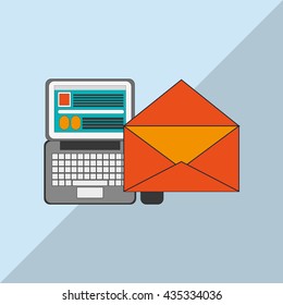 Digital Marketing design. Media icon. Colorfull illustration, graphic